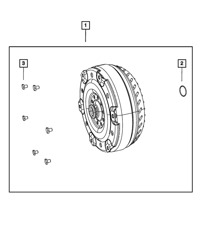 RL109671AF - 68RFE; 6-Speed; Automatic Transmission: Torque Converter Kit for Mopar Image