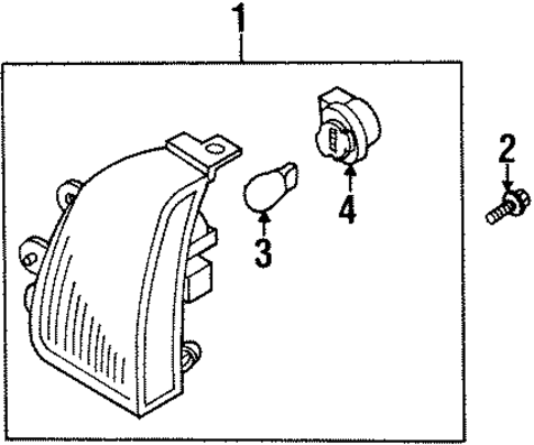Signal Lamps for 1998 Nissan Quest #0