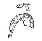 15231777 - Body: Wheelhouse Liner for Chevrolet: Equinox | Pontiac: Torrent Image