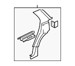 88980766 - Body: Lock Pillar Reinforced for Chevrolet: Equinox | Pontiac: Torrent Image