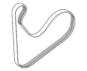 252122M000 - : Serpentine Belt for Hyundai Image