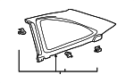 6247006030B0 - Body: Upper Quarter Trim for Toyota Image