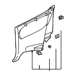 6252006011A0 - Body: Lower Quarter Trim for Toyota Image