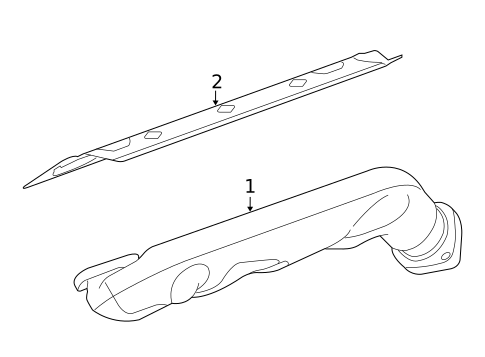 Exhaust Manifold for 2009 Land Rover Range Rover #0