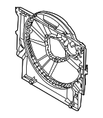 17427544803 - Cooling System: Fan Shroud for BMW Image