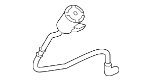 8W0201997G - Emission System: Vapor Canister Filter for Audi Image