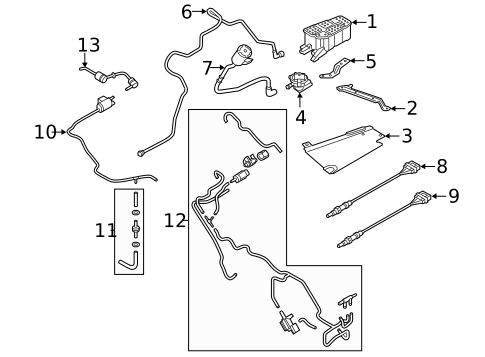 Evaporative System for 2020 Audi S5 #2