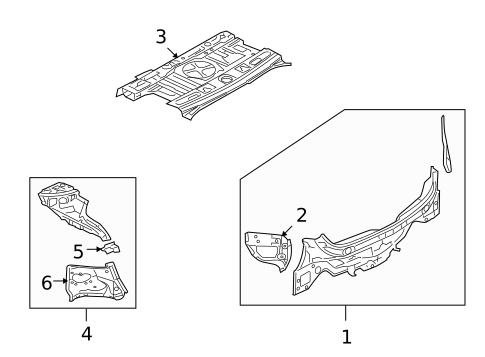 Rear Body for 2009 Mazda 6 #0