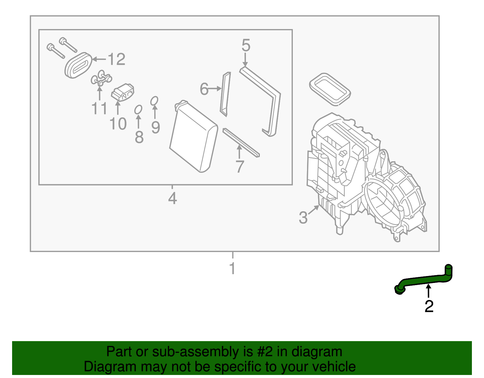 Drain Hose - Nissan (92590-3JA0A)
