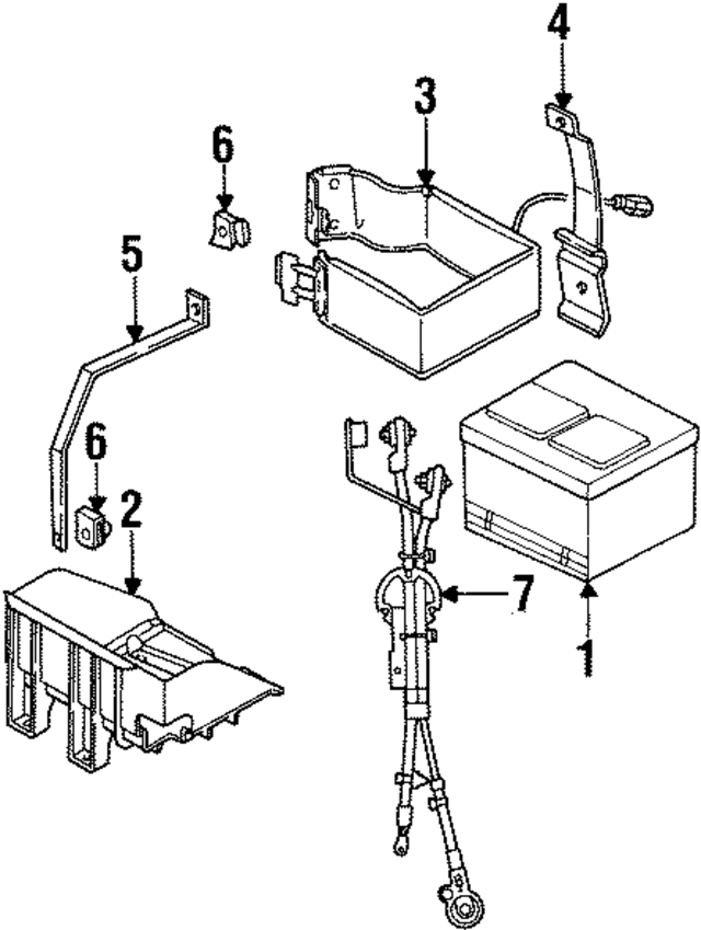 4608415AB - Electrical: Battery Cable Harness for Mopar Image