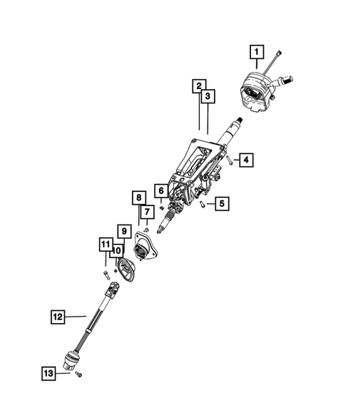 Steering Column and Intermediate Shaft for 2026 Dodge Durango #0