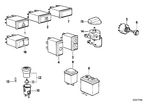 61311367341 - Vehicle Electrical System: Hazard Warning Switch for BMW Image
