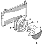 8970146080 - : Fan Shroud for Isuzu Image