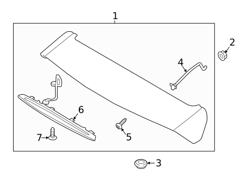 Spoiler for 2018 Kia Niro #0