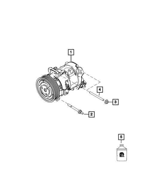 Air Conditioner Compressor and Mounting for 2025 Alfa Romeo Stelvio #0