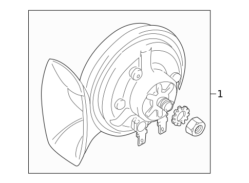 Horn for 2002 Land Rover Discovery #0