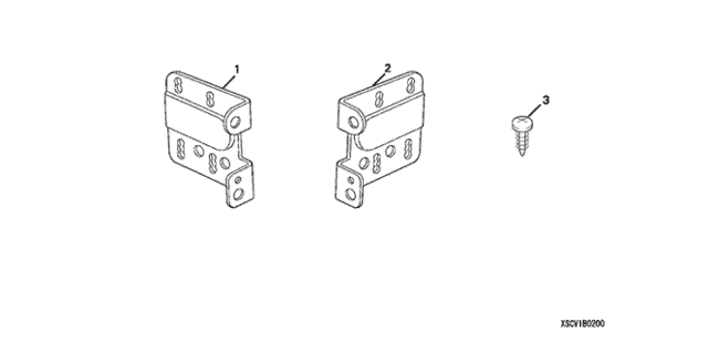 Tuner (AM/FM/CD) Attachment for 2004 Honda Element #0