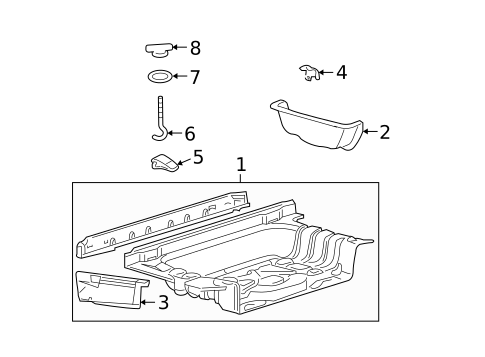 Rear Floor & Rails for 2005 Lincoln Town Car #0
