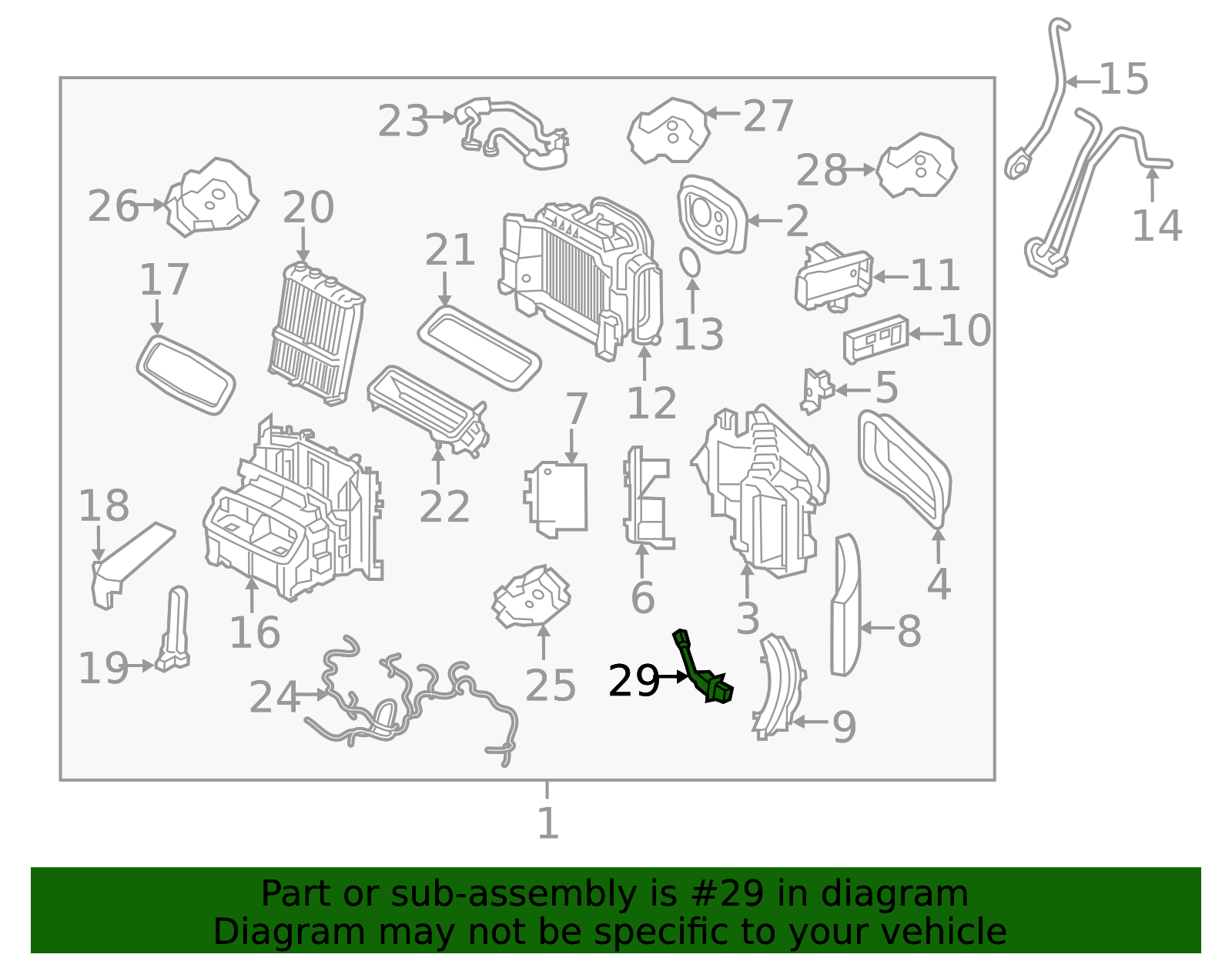 Genuine A/C Evaporator Temperature Sensor for | Part# 31404456 | Over ...