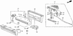 79510SE0A00 - Electrical/Exhaust/Heater/Fuel: CONTROL ASSY., HEATER TEMPERATURE for Honda Image