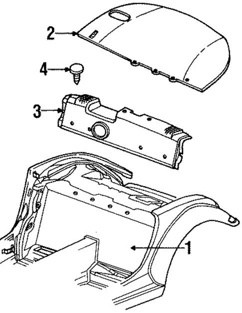Interior Trim - Rear Body for 2001 Chrysler Prowler #0