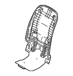 717050E060C0 - Body: Seat Back Panel for Lexus: RX350, RX350h, TX350, TX550h+ Image