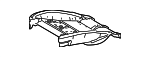 715110E340 - Body: Seat Cushion Pad for Lexus: RX350, RX350h, TX350, TX550h+ Image