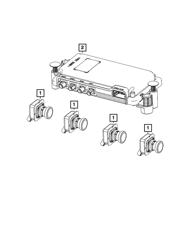 68526184AC - Electrical: Camera Control Unit for Mopar Image