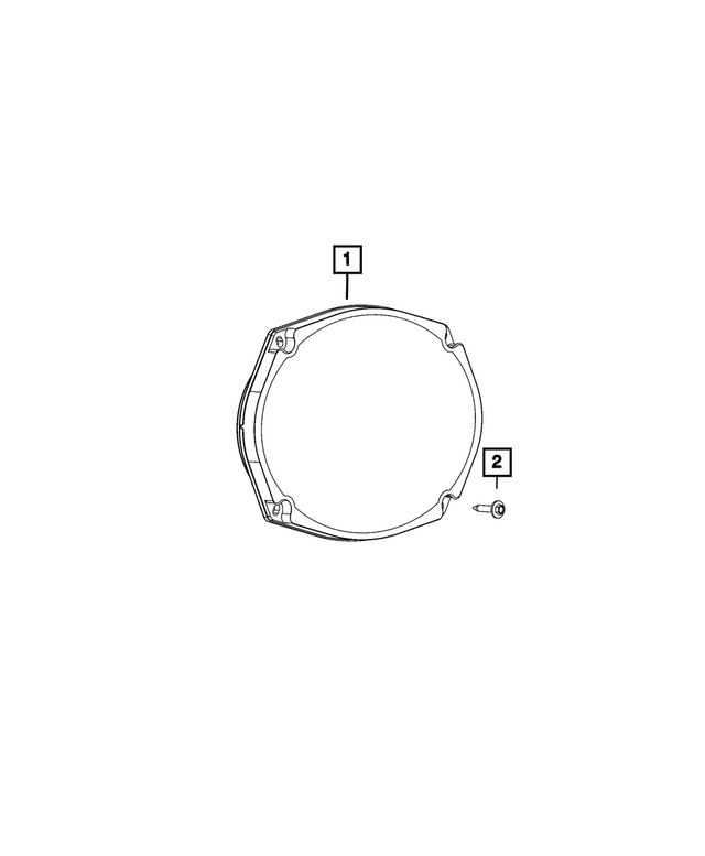 6512499AA - Interior Trim: Screw for Dodge: Charger Daytona, Durango | Jeep: Cherokee, Grand Cherokee, Grand Cherokee L, Grand Wagoneer, Wagoneer, Wagoneer S | Ram: 1500 Image