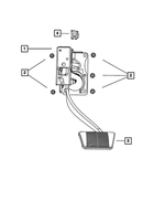 5105522AJ - Brakes: Brake Pedal for Mopar Image image