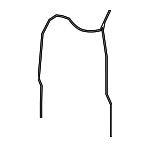 5N0881271 - Body: Release Cable for Audi: A3, A3 Quattro, A5, A5 Quattro, RS5, S5 Image