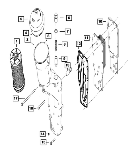 Engine Oiling, Oil Pan and Indicator (Dipstick) for 2025 Ram 2500 #1