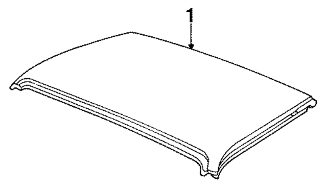 55256752 - Body: Roof Panel for Mopar Image