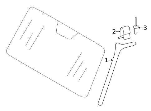 Reveal Moldings for 2009 Mercedes-Benz G 55 AMG&reg; #0