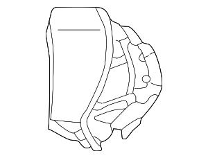 99650246104GRV - Body: Tail Light Pocket for Porsche Image