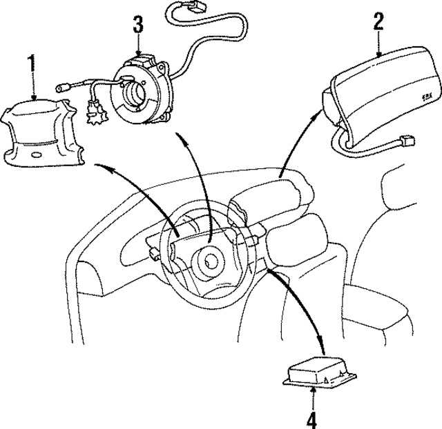 5690034500FG - : Steering Wheel Air Bag for Hyundai Image