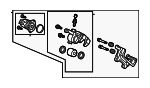 430183E7H00 - Brakes: Caliper Assembly for Honda Image