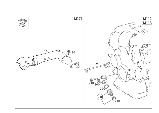 1121 - Radiator: Hexalobular Screw for Mercedes-Benz: C230, C280, C300, C350, C63 AMG, CLK350, CLK550, CLK63 AMG, CLS550, CLS63 AMG, E550, E63 AMG, GL320, GL550, GLK350, ML350, ML450, ML63 AMG, R350, SL550, SL63 AMG Image image