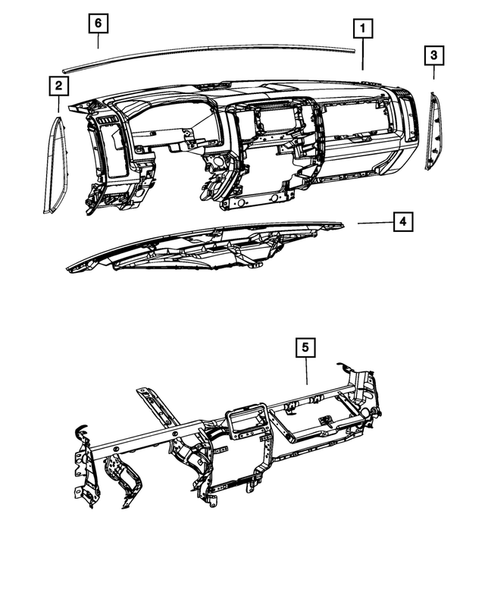 Instrument Panel for 2019 Ram 3500 #2