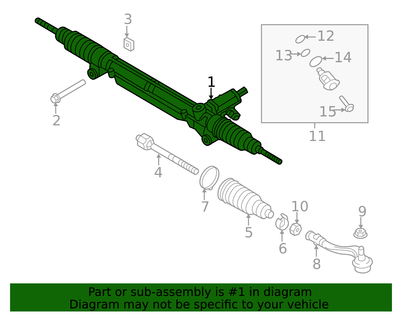 thumbnail image 2 of Power Steering Pressure Line Hose Assembly For Audi A4 / A5 Quattro 2.0L (2009-2012) 2 of 3