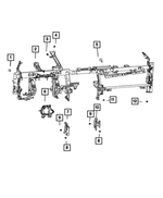 6512975AA - Interior Trim: Hex Head Bolt And Washer for Mopar Image