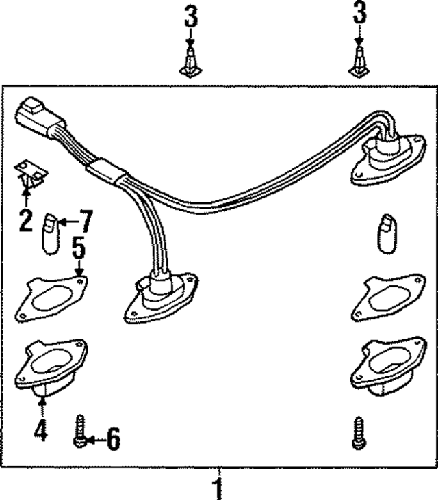 85134165A - Electrical: Lens Screw for Infiniti Image