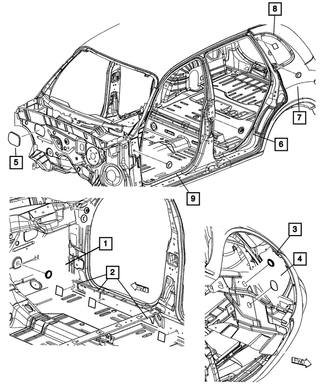 4278178 - : Mopar Tapestrip Hole Cover for Mopar Image