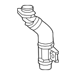 294501520064 - Electrical: Drive Motor Inverter Coolant Line for Mercedes-Benz Image
