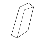 5C6959817QWA - Body: Knob for Volkswagen: Golf, Golf Alltrack, Golf SportWagen, GTI Image