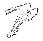 78100JA030 - Body: Quarter Panel for Nissan Image