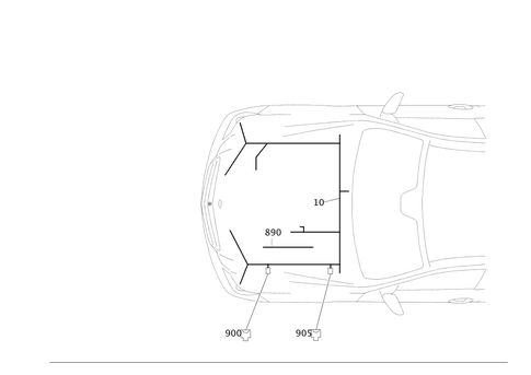 Body-Side Engine Wiring Harness for 2006 Mercedes-Benz E350 #0