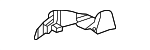 81669T20A61ZA - Body: Rail Cover for Honda Image
