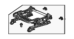 81536T20A61 - Body: Seat Track for Honda Image
