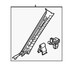 GHR168170C75 - Body: Windshield Pillar Trim for Mazda: 6 Image